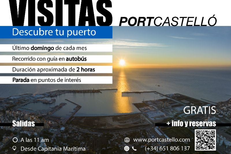 PortCastelló estrena un servicio gratuito de visitas&nbsp;ciudadanas