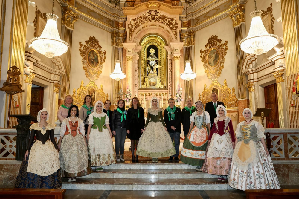 Parada en la Basílica de Lledó durante el regreso a la&nbsp;ciudad