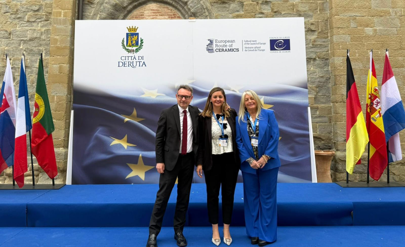 El Patronato de Turismo potencia el atractivo turístico internacional de la cerámica castellonense en la Asamblea de la Ruta Europea celebrada en Deruta&nbsp;(Italia)
